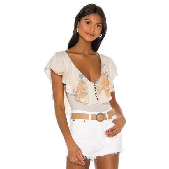 Matilda Bodysuit in Ivory Combo - Picture 2 of 2